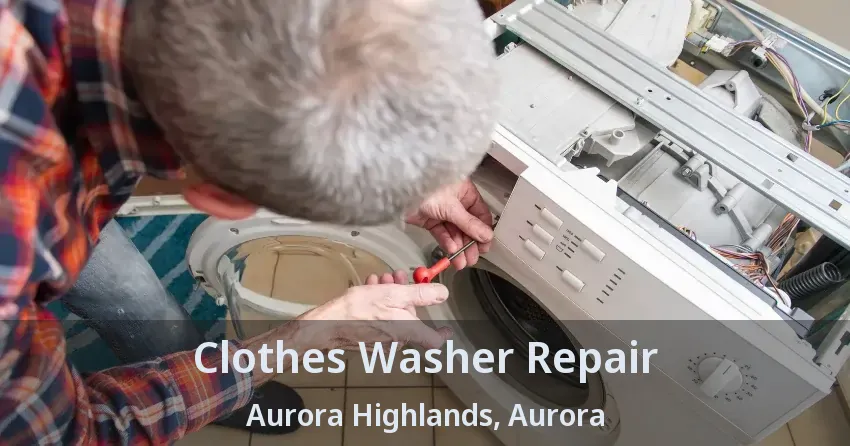 Clothes Washer Repair Aurora Highlands, Aurora - ON