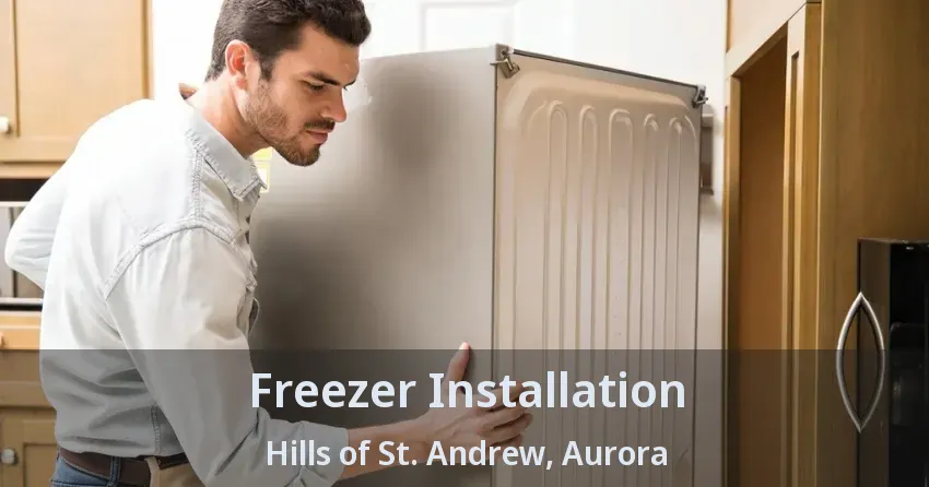Freezer Installation Hills of St. Andrew, Aurora - ON
