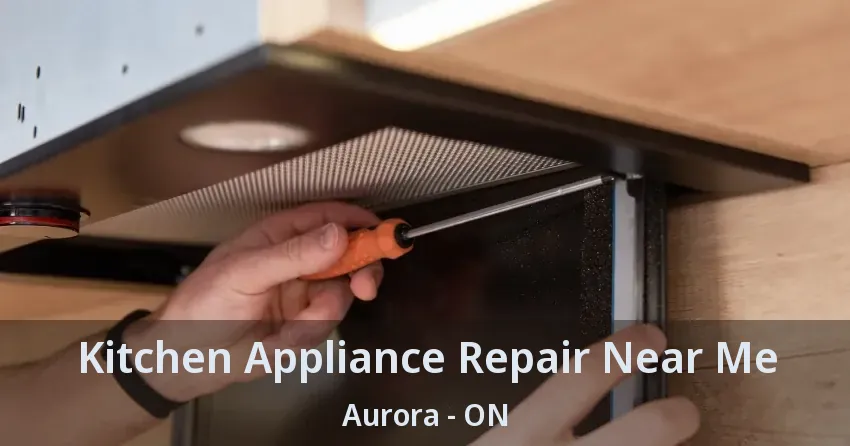 Kitchen Appliance Repair Near Me Aurora - ON
