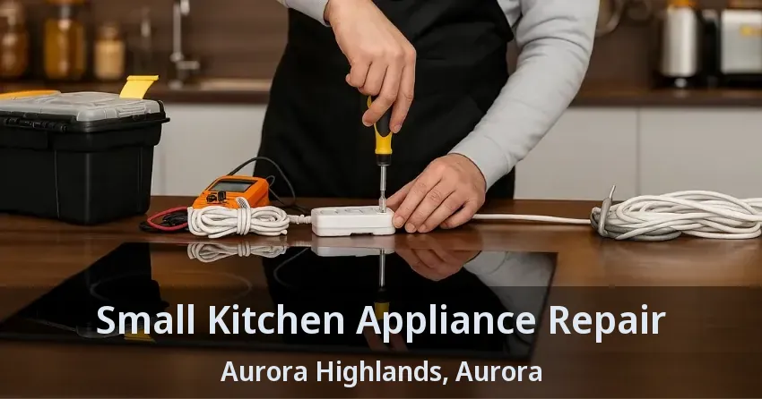 Small Kitchen Appliance Repair Aurora Highlands, Aurora - ON